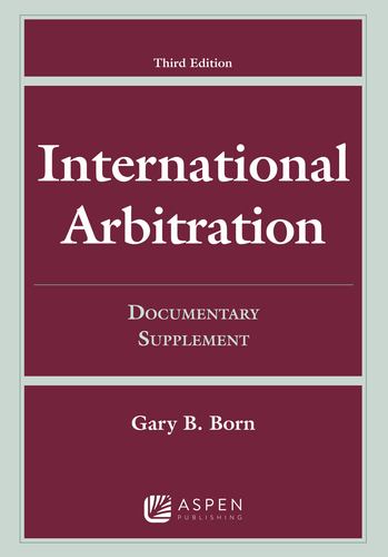 Kniha INTERNATIONAL ARBITRATION-DOC.SUPP. BORN