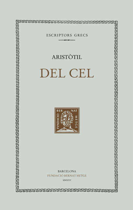 Kniha Del cel Aristotil