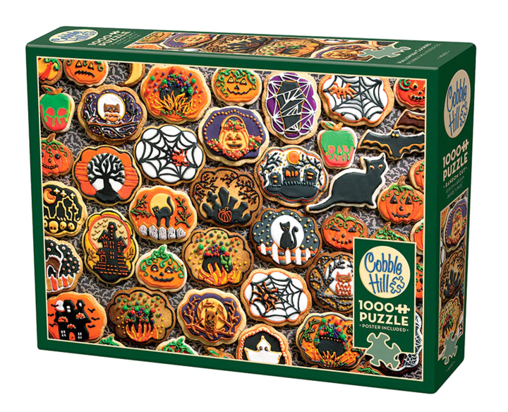 Kniha Puzzle 1000 Halloweenowe ciasteczka 113002 