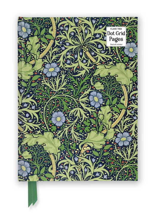 Kniha William Morris: Seaweed (Foiled Dot Grid Journal) Flame Tree Publishing