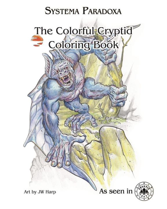 Book The Colorful Cryptid Coloring Book Danielle Ackley-McPhail