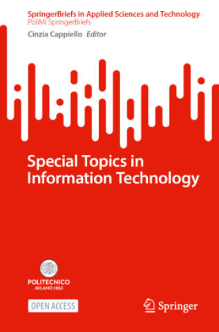 Knjiga Special Topics in Information Technology Cinzia Cappiello