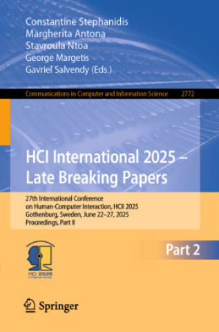 Boek Human-Computer Interaction - Late Breaking Posters Constantine Stephanidis