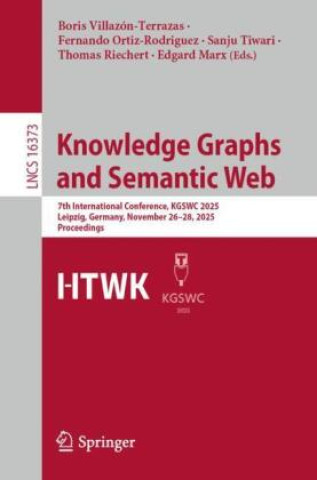 Kniha Knowledge Graphs and Semantic Web Boris Villazón-Terrazas