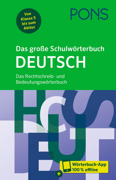 Knjiga PONS Das große Schulwörterbuch Deutsch 