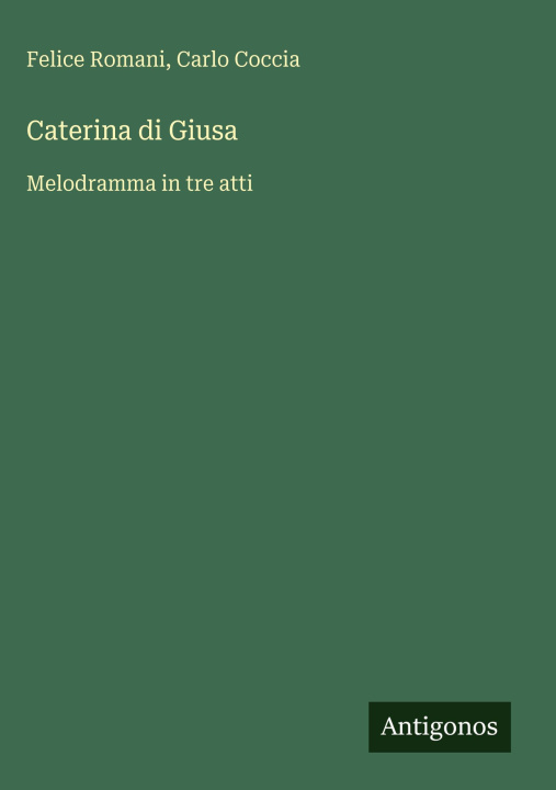Βιβλίο Caterina di Giusa Carlo Coccia
