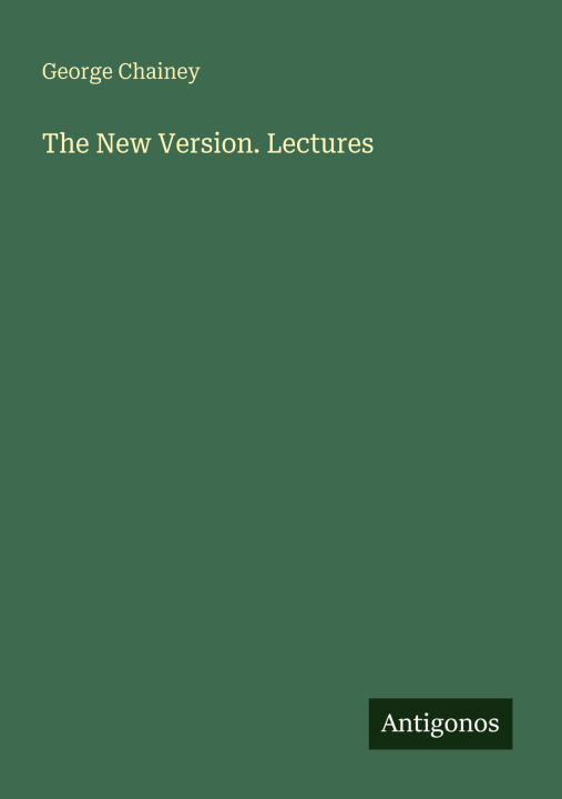 Βιβλίο The New Version. Lectures 