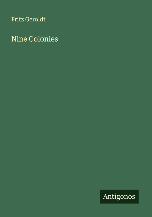 Kniha Nine Colonies 
