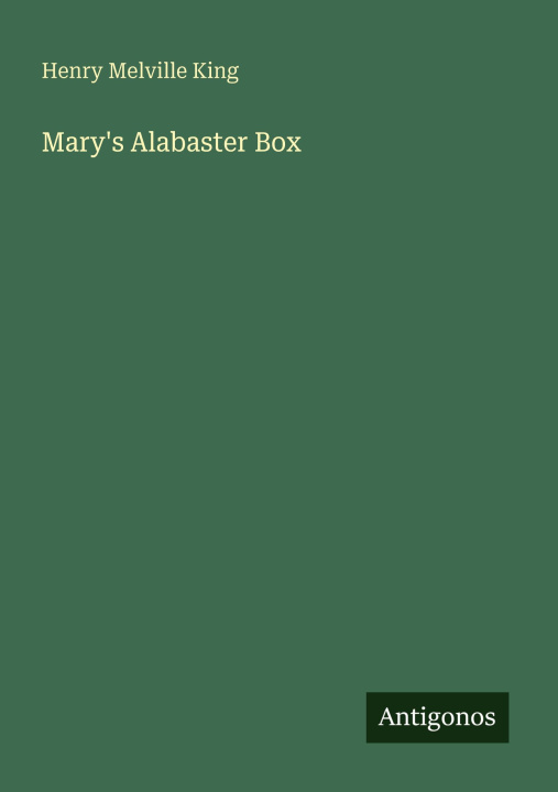 Kniha Mary's Alabaster Box 