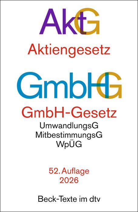 Kniha Aktiengesetz, GmbH-Gesetz Heribert Hirte