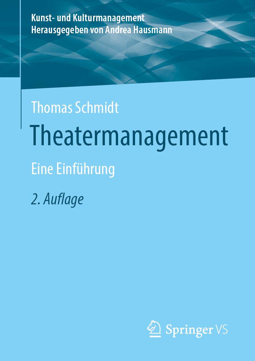 Kniha Theatermanagement Thomas Schmidt
