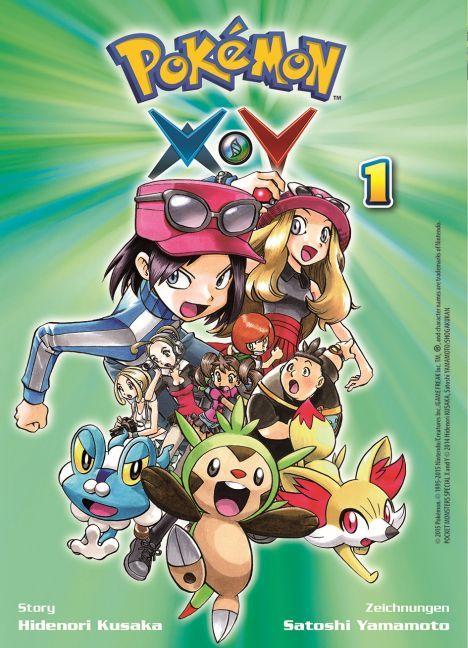 Kniha Pokémon X und Y 01 Satoshi Yamamoto