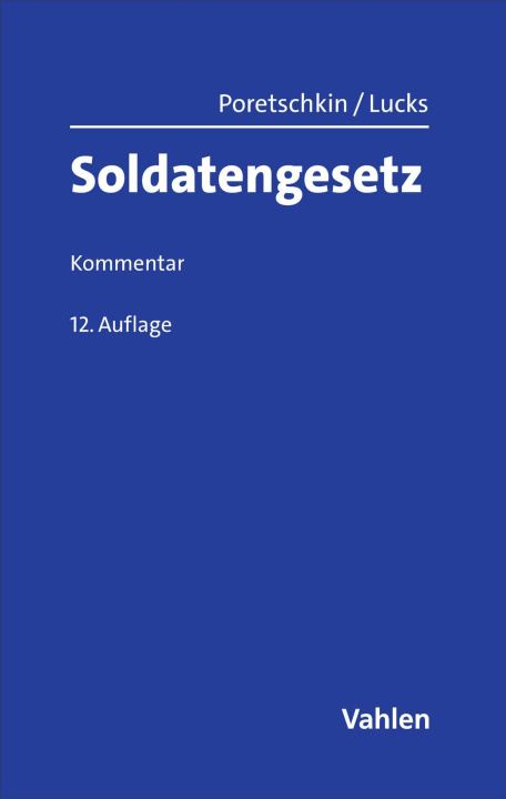 Książka Soldatengesetz Werner Scherer