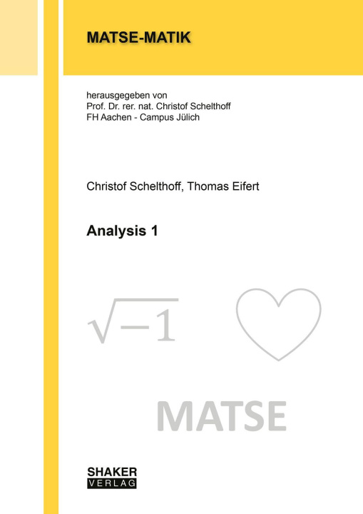 Knjiga Analysis 1 Thomas Eifert