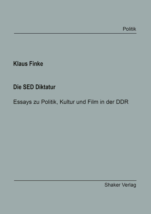 Kniha Die SED Diktatur 