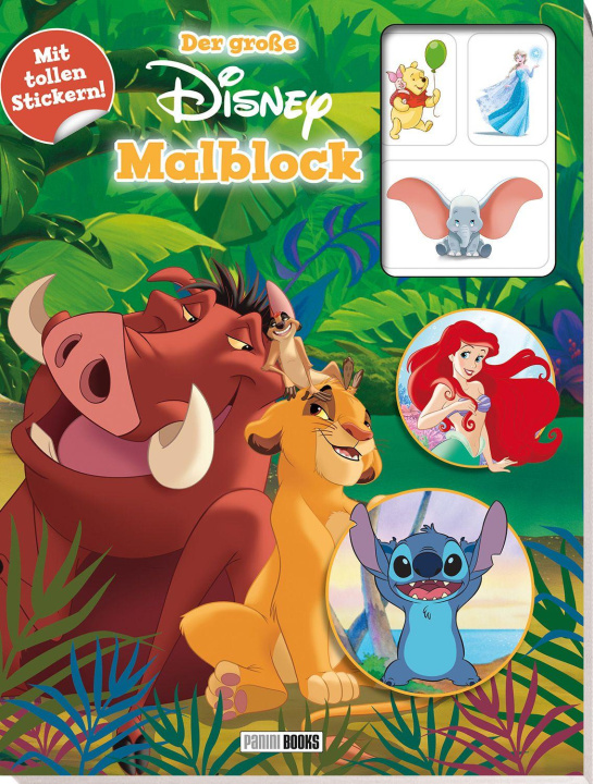 Kniha Disney: Der große Disney-Malblock Panini