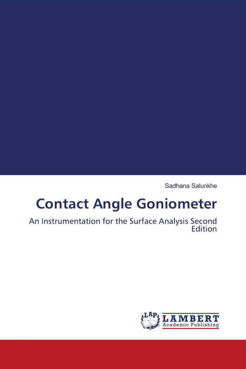 Kniha Contact Angle Goniometer 
