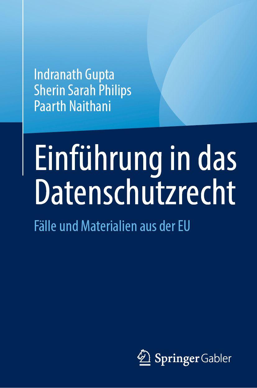 Book Einführung in das Datenschutzrecht Sherin Sarah Philips