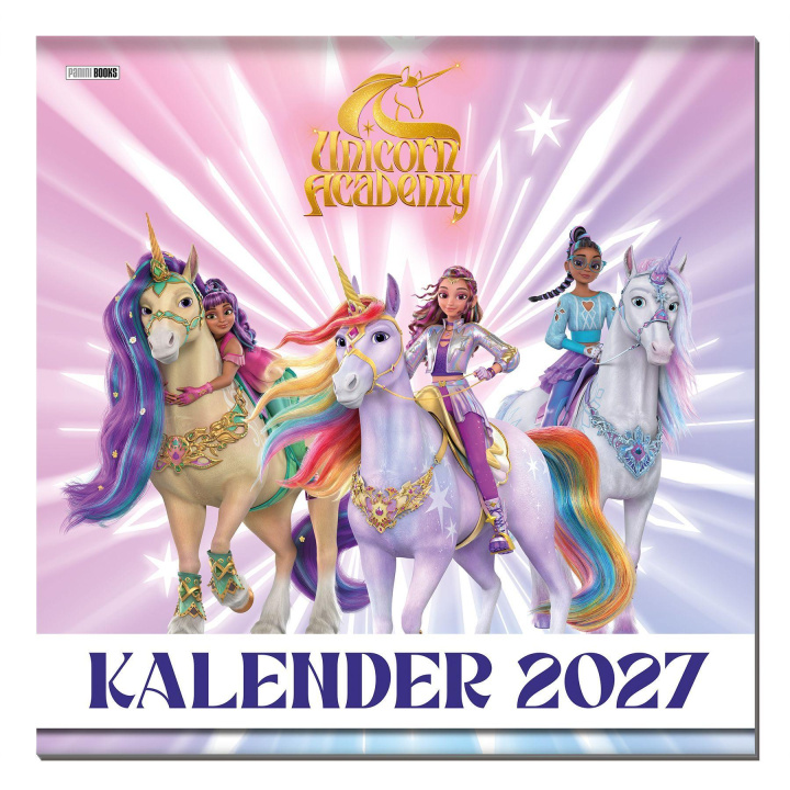 Calendar/Diary Unicorn Academy: Wandkalender 2027 