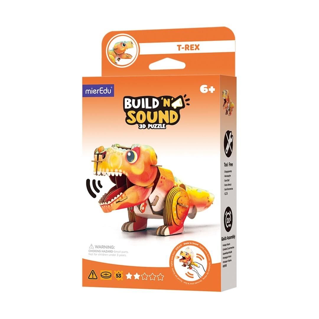 Book Puzzle 3D. Buduj i słuchaj. Tyranozaur Rex 