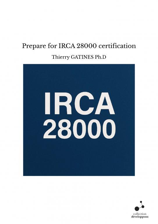 Kniha Prepare for IRCA 28000 certification GATINES Ph.D