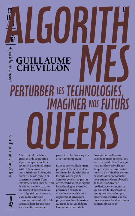 Knjiga Algorithmes queers Guillaume Chevillon