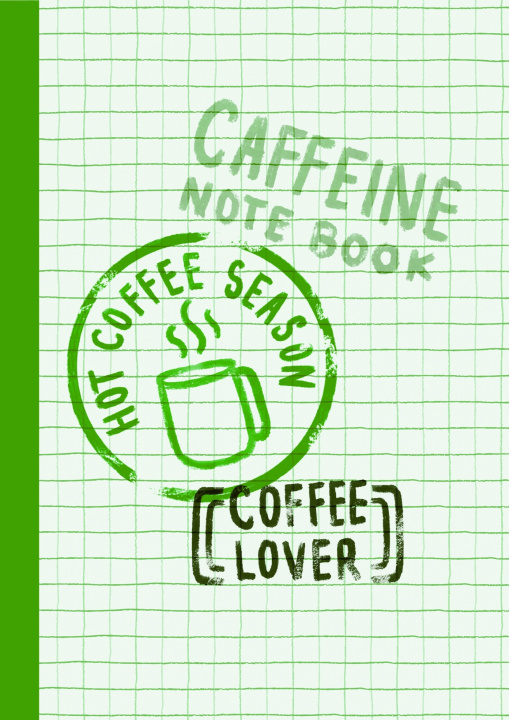 Book Carnet Caféine Vert Hello Editions