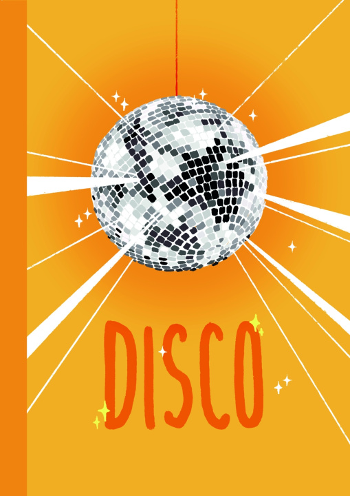 Kniha Carnet Disco Jaune Hello Editions