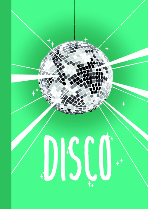 Kniha Carnet Disco Jade Hello Editions