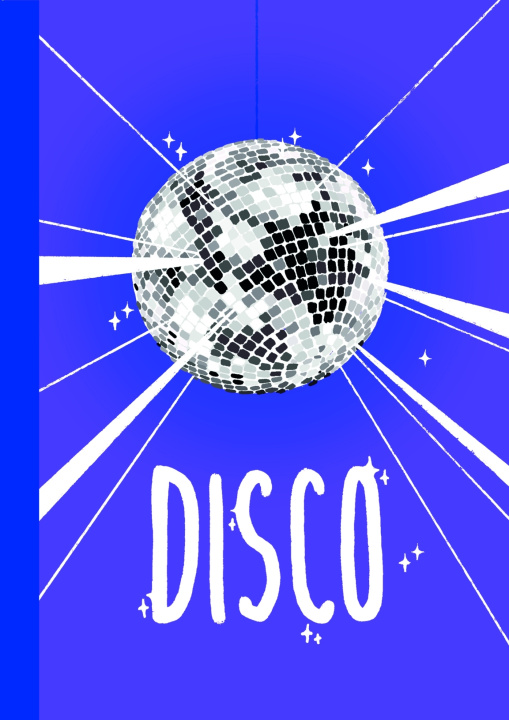 Kniha Carnet Disco Violet Hello Editions