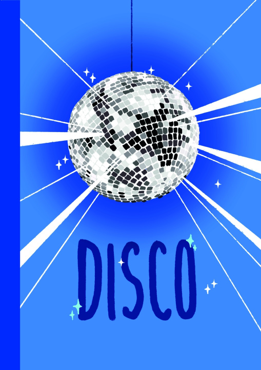 Kniha Carnet Disco Bleu Hello Editions