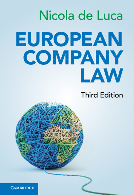 Βιβλίο European Company Law Nicola de Luca