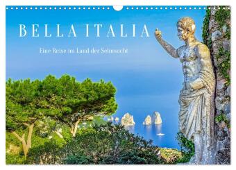 Kalendář/Diář Bella Italia - Eine Reise im Land der Sehnsucht (Wandkalender 2026 DIN A3 quer), CALVENDO Monatskalender Calvendo