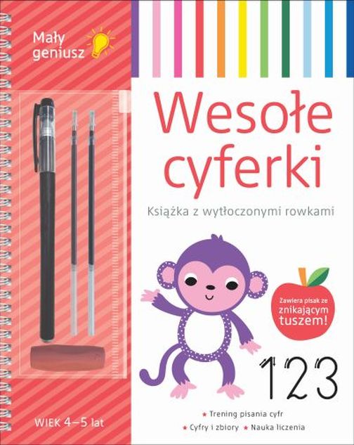 Kniha Wesołe cyferki. Mały geniusz Elżbieta Korolkiewicz