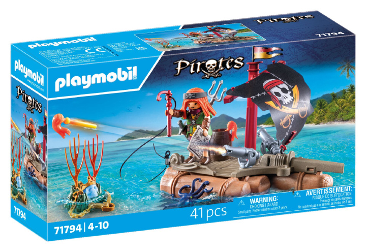 Kniha Playmobil Piracka tratwa ze skarbem 71794 