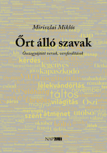 Книга Őrt álló szavak Miriszlai