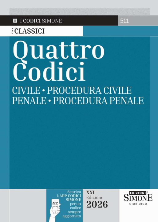 Kniha Quattro codici: Civile-Procedura civile-Penale-Procedura penale 