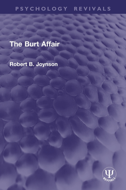 Kniha Burt Affair Robert B. Joynson