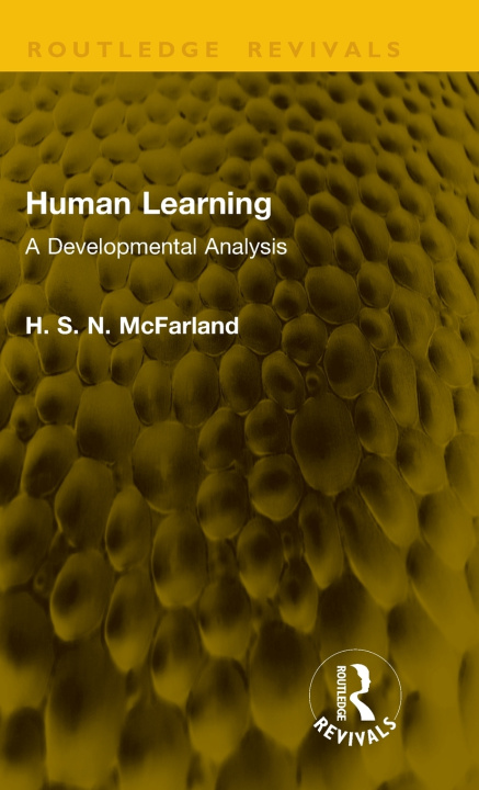 Kniha Human Learning H. S. N. McFarland