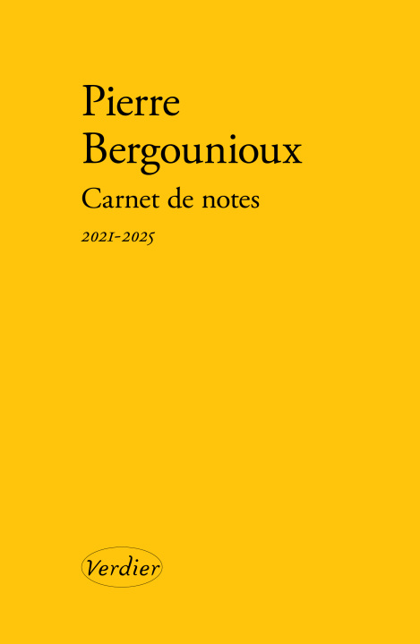 Kniha Carnet de notes 2021-2025 Bergounioux