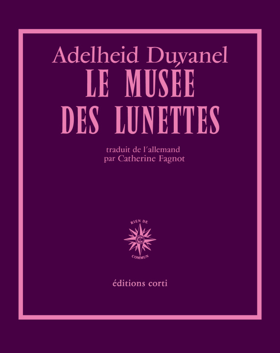 Kniha Le Musée des lunettes Duvanel