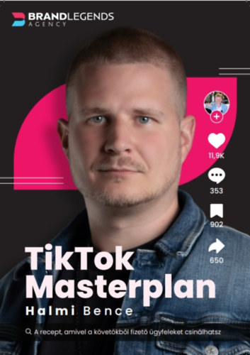 Kniha TikTok Masterplan Halmi Bence