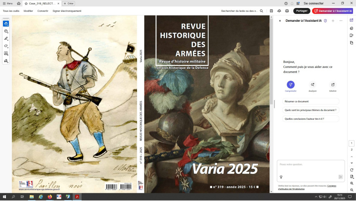 Book RHA n°319 Varia 2025 Weiji