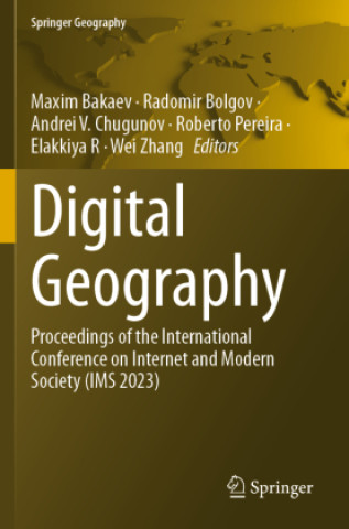Kniha Digital Geography Maxim Bakaev