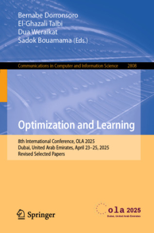 Kniha Optimization and Learning Bernabe Dorronsoro