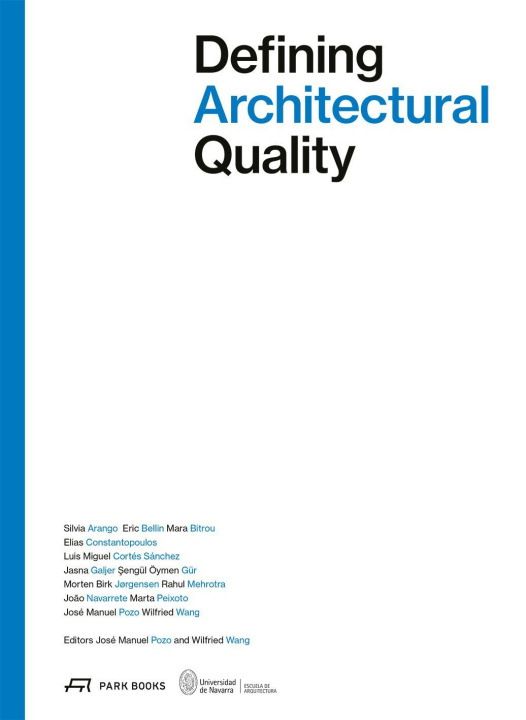 Kniha Defining Architectural Quality Wilfried Wang