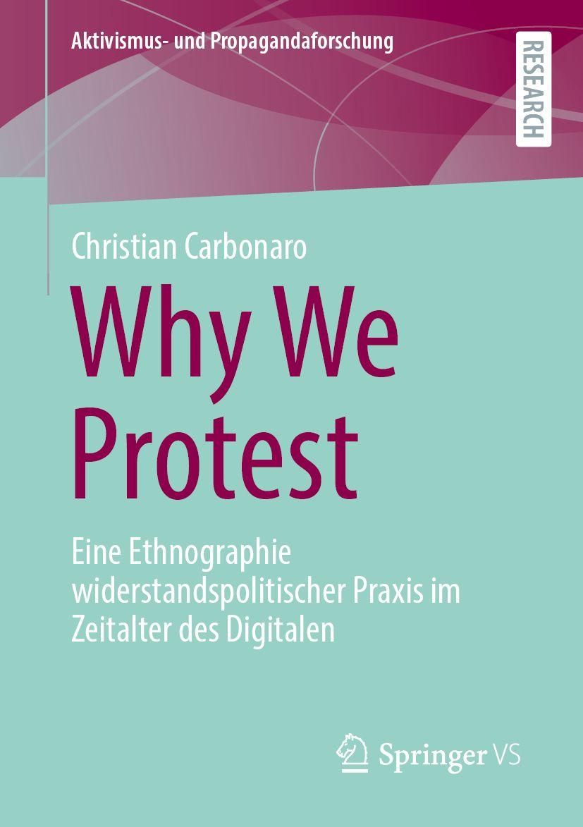 Kniha Why We Protest Christian Carbonaro