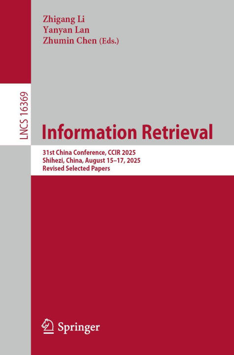 Kniha Information Retrieval Zhigang Li