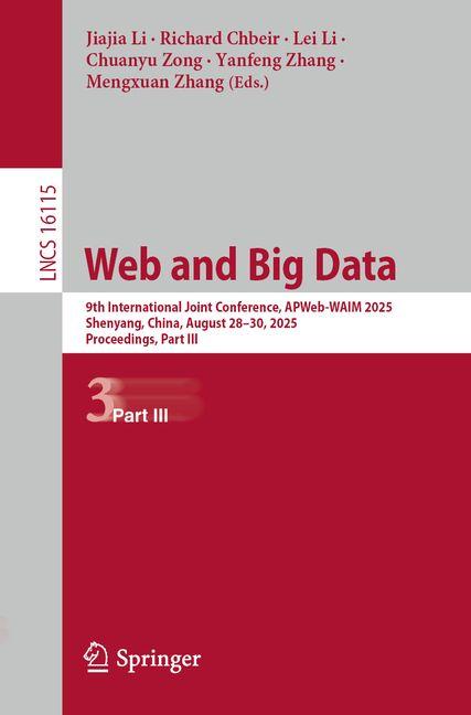 Book Web and Big Data Jiajia Li