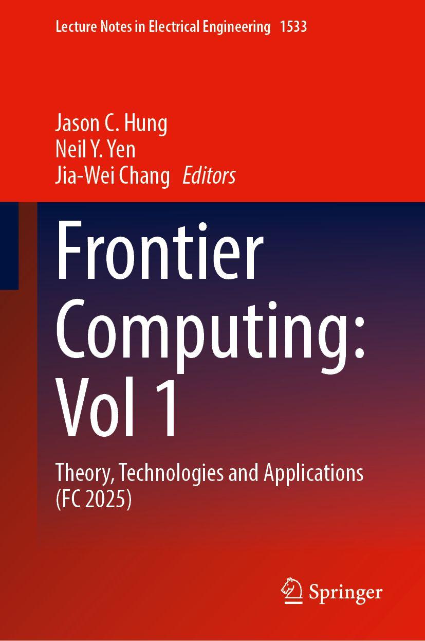 Kniha Frontier Computing: Vol 1 Jia-Wei Chang